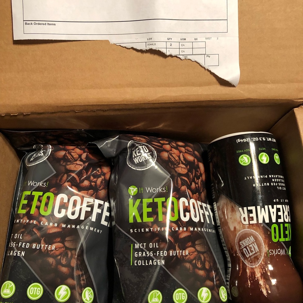 It works! Keto coffee plus creamer